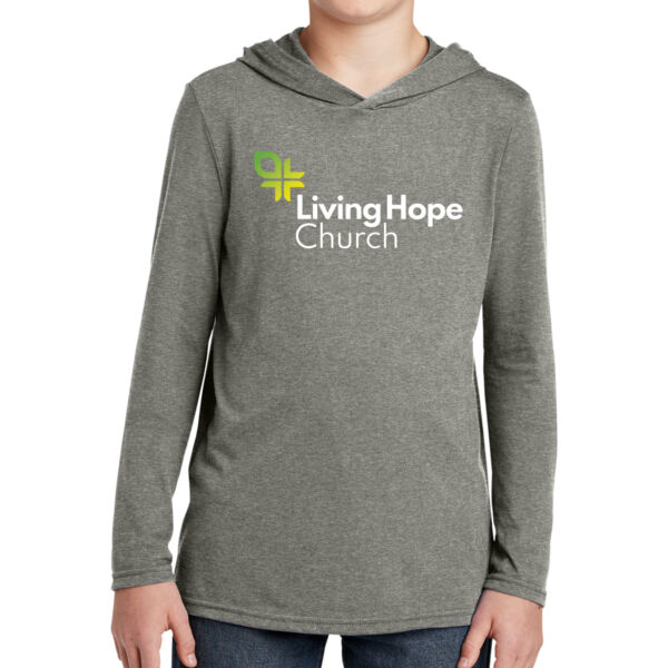 District ® Youth Perfect Tri ® Long Sleeve Hoodie - Printed Logo Thumbnail