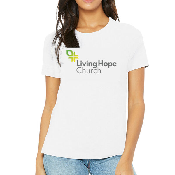 BELLA + CANVAS - Women’s Relaxed Jersey Tee - Printed Logo Thumbnail