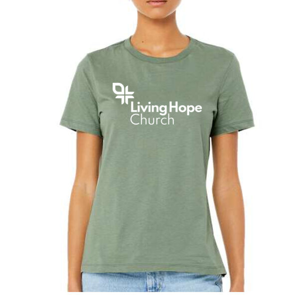 BELLA + CANVAS - Women’s Relaxed Jersey Tee - Printed Logo Thumbnail