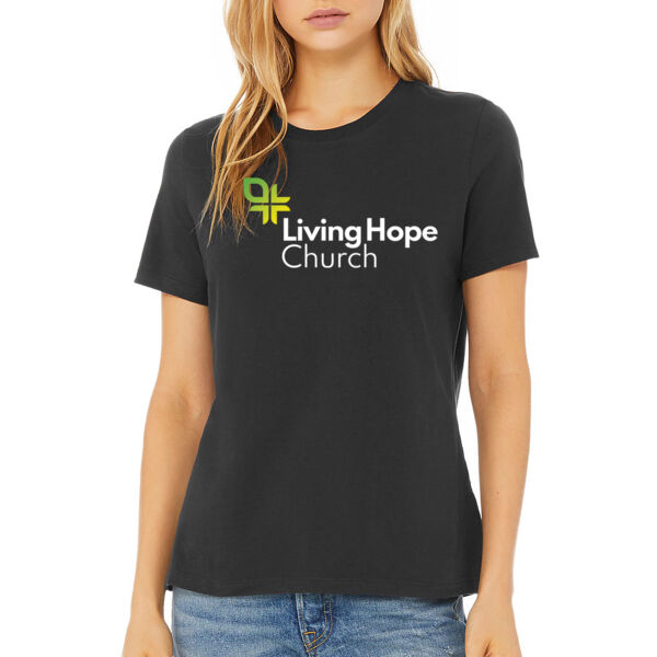 BELLA + CANVAS - Women’s Relaxed Jersey Tee - Printed Logo Thumbnail