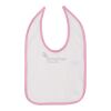 Infant Contrast Trim Premium Jersey Bib Thumbnail